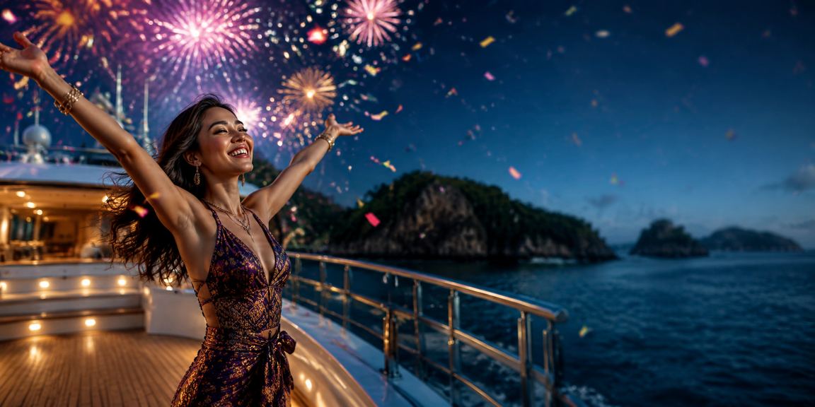 Suasana festival dengan pengguna menikmati taruhan kasino secara mobile